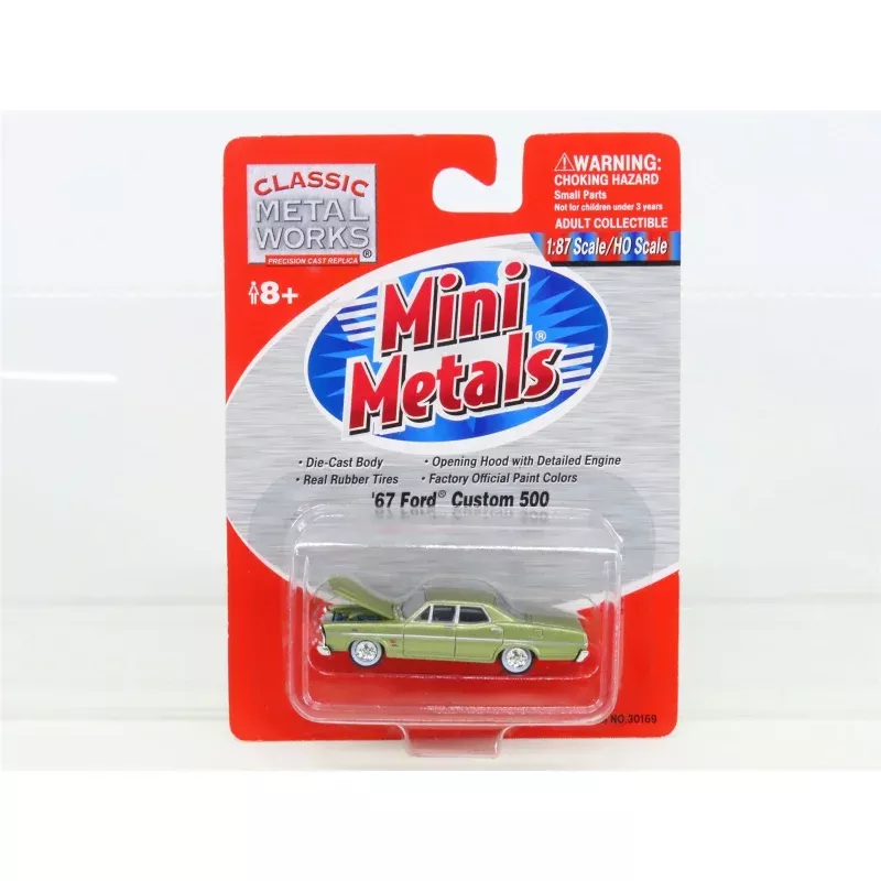 HO Scale CMW Mini Metals 30169 '67 Ford Custom 500