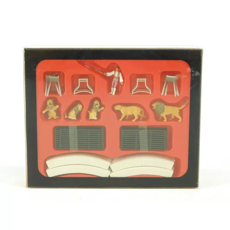 HO Scale Preiser #22002 The Great Circus Train - Performing Lion Act Figures