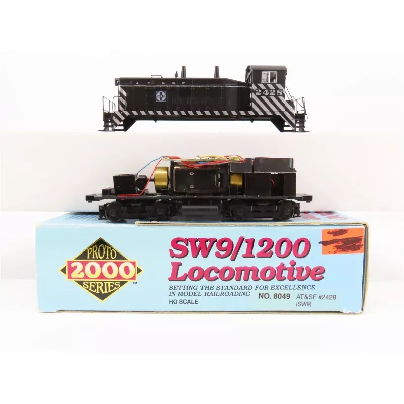 HO Scale Proto 2000 8049 ATSF Santa Fe EMD SW9 Diesel Switcher #2428 w/ DCC