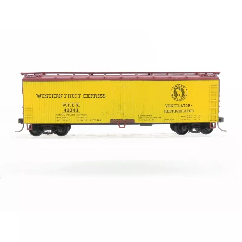 HO Scale Train Miniature 2303 GN WFEX Western Fruit Express 40' Reefer #49348
