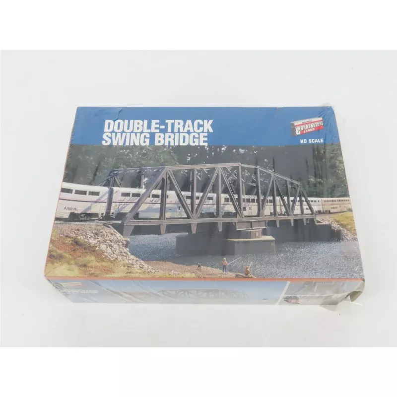 HO Scale Walthers Cornerstone Kit 933-3088 Double-Track Swing Bridge - SEALED