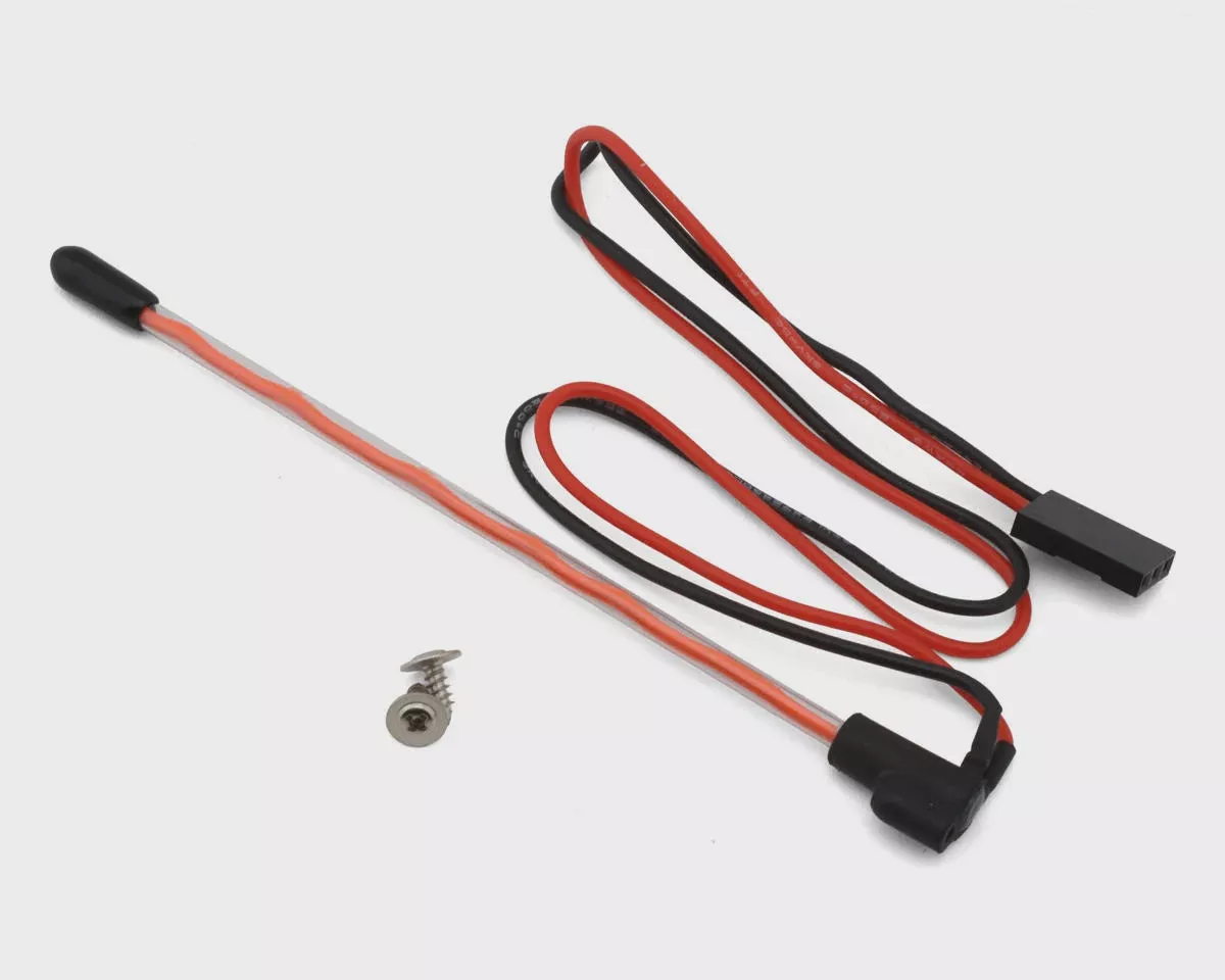 INJL43-RD Injora Micro Crawler LED Whip Light (Red) (Bottom Fixed)