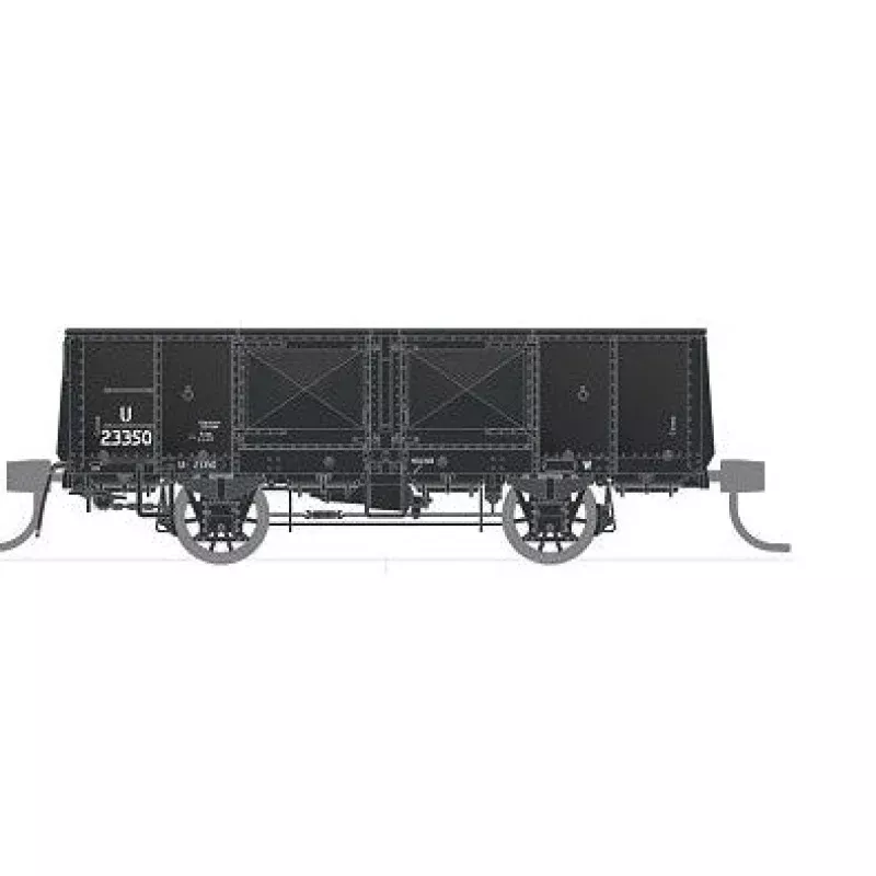 K Wagon - K002 - U Wagons, 5 CAR PACK - SDS - 1930-40s