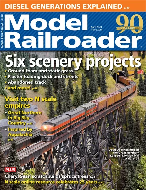 Kalmbach Model Railroader April 2024