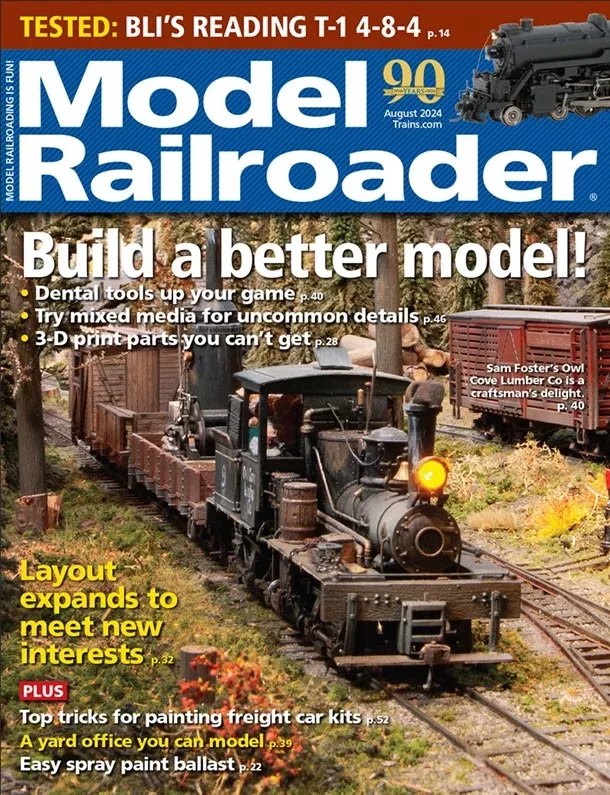 Kalmbach Model Railroader August 2024