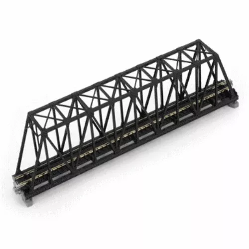 Kato 20-434 N Scale 248mm (9 3/4″) Single Track Truss Bridge, Black