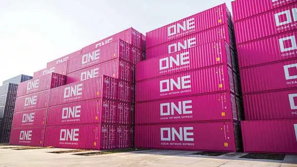 KATO 80055E N Scale 40′ Intermodal Container Ocean Network Express ONE – Magenta