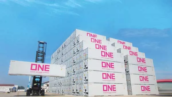 KATO 80055F N Scale 40′ Intermodal Container Ocean Network Express ONE – Gray