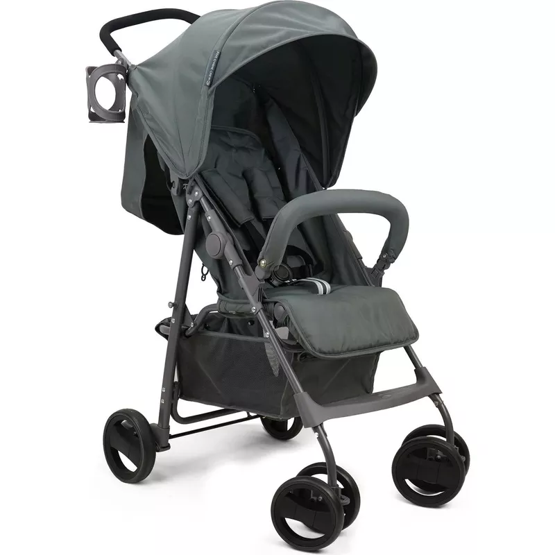 Kids Lightweight Stroller With Extra-Large Canopy – Storage Basket