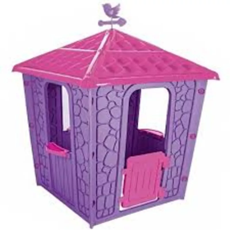 Kids Stone House – Blue – Pink Pink