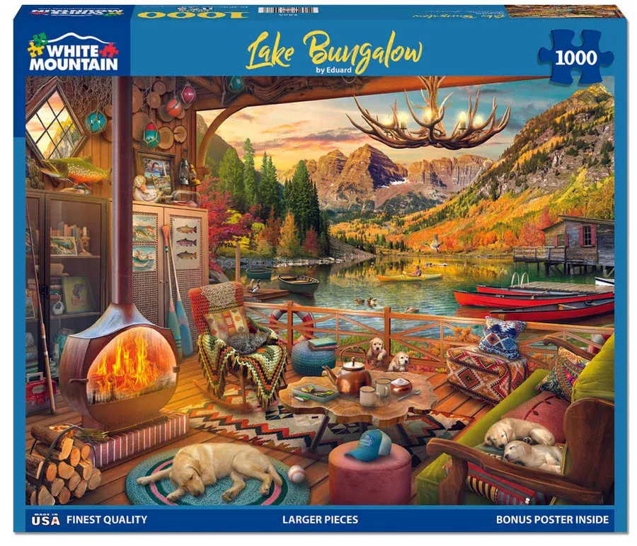 Lake Bungalow (2066pz) – 1000 Piece Jigsaw Puzzle