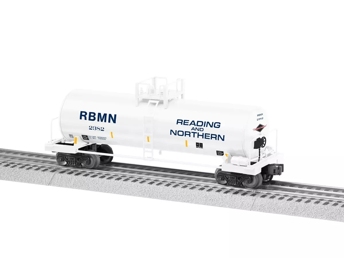 Lionel 2343012 Standard O Gauge Unibody Tank Car Reading Northern RBMN 2382