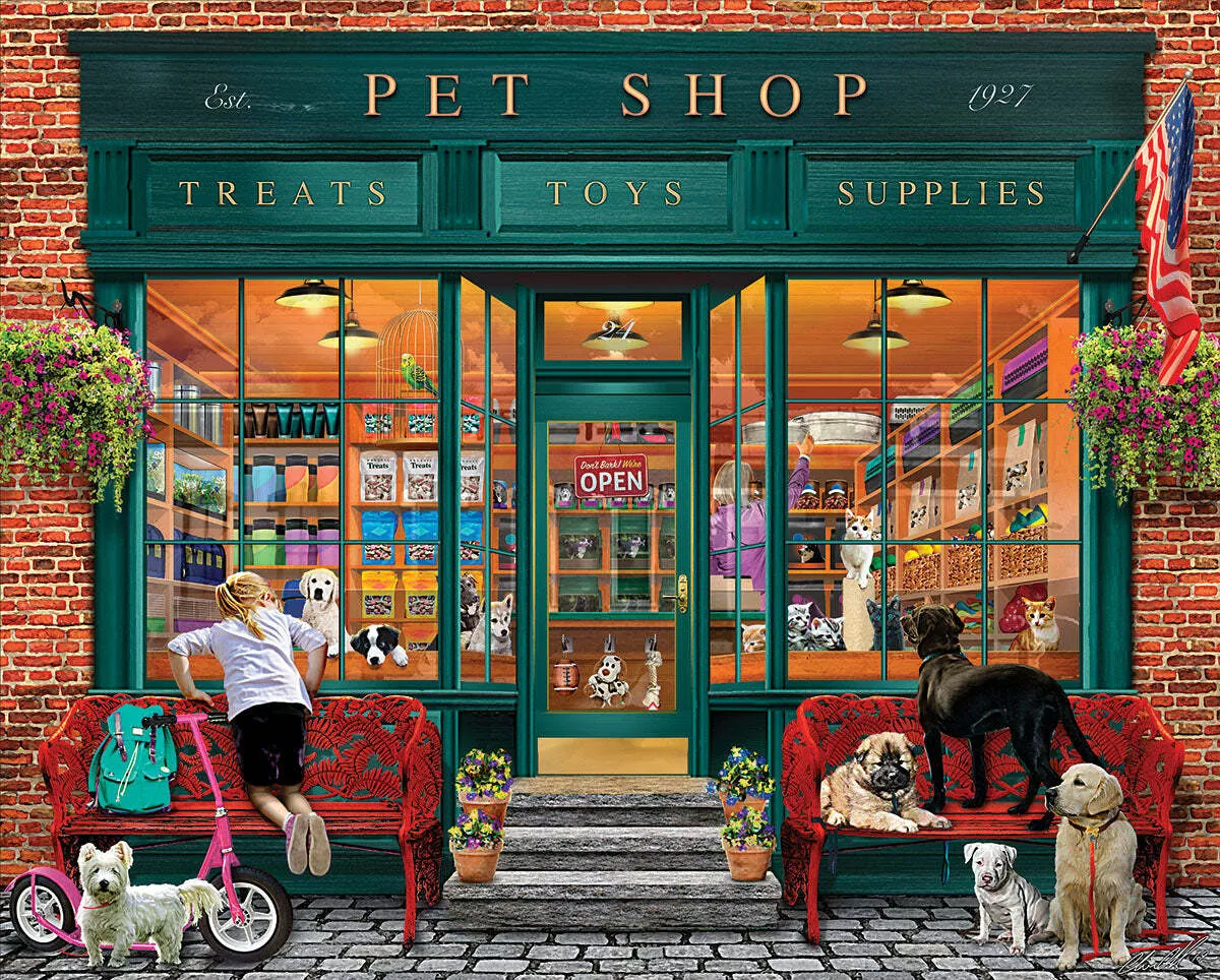 Local Pet Store (1561pz) – 500 Piece Jigsaw Puzzle