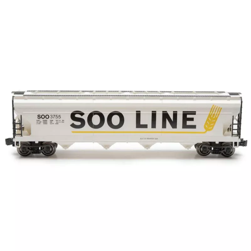 Menards 275-9372 Soo Line Smooth-Sided Hopper O SCALE NEW