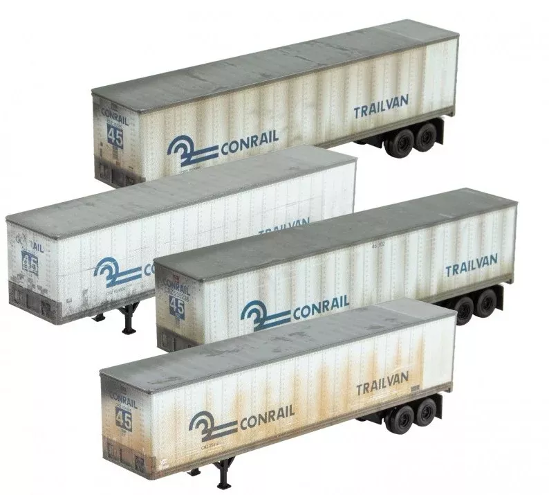 Micro-trains 993 02 223 N Scale ACF 45' Conrail Trailvan