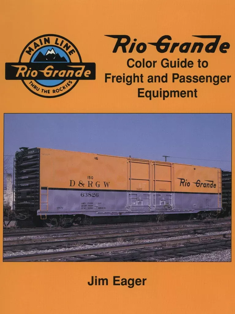 Morning Sun 1080 Rio Grande Color Guide to Freight and Passenger Equipment