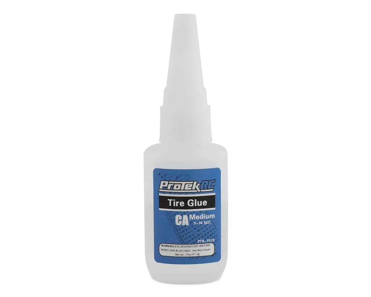 Protek RC 1570 Medium CA Tire Glue with Glue Tip