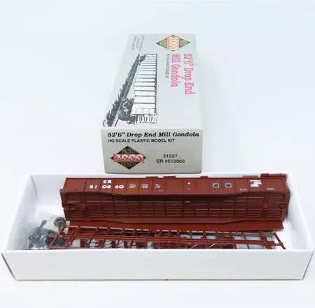 Proto 2000 920-21037 HO Scale 52’6″ Drop End Mill Gondola Kit Conrail CR 510860