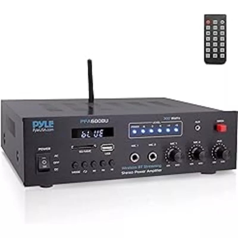 Pyle Wireless Bluetooth Karaoke Amplifier