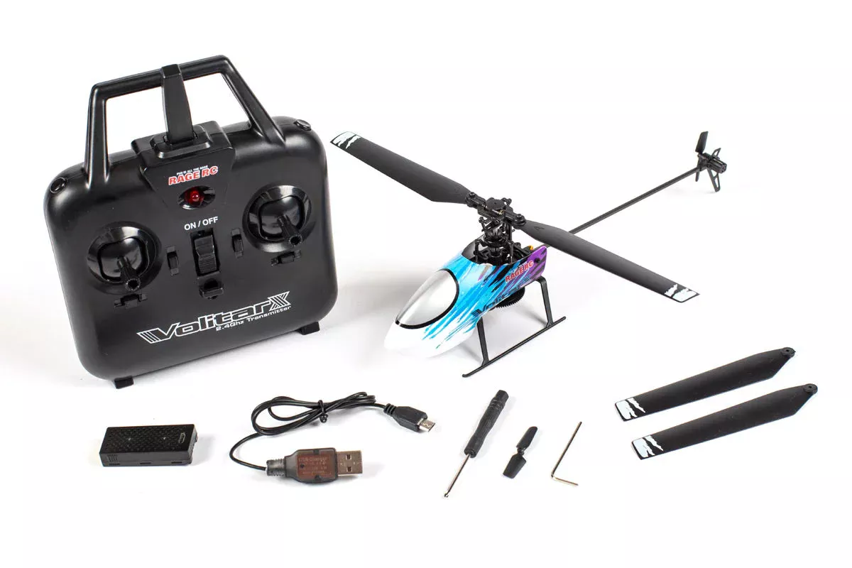 Rage RC 6002 Volitar X RTF Micro Heli with Blue Canopy