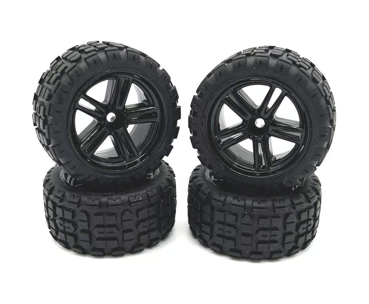 Rage RC C2496 Assembled Wheels & Tires for Mini Trek MT