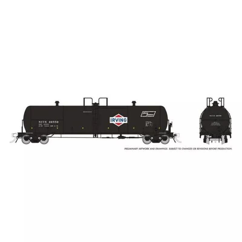 Rapido 135014A HO, Procor GP20 Tank Car, Irving Oil, NCTX, 22569