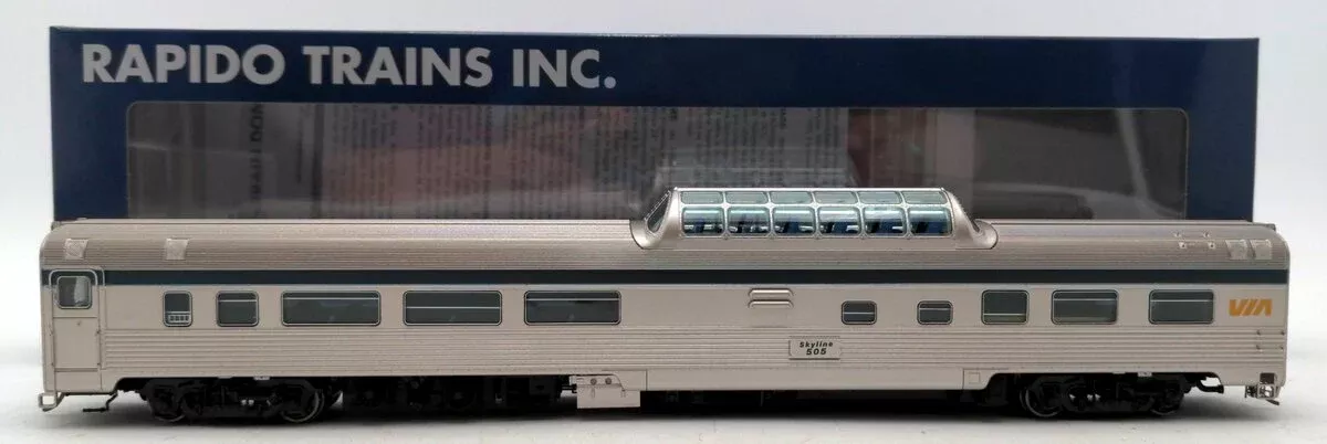 Rapido Trains 116035 HO Via Rail Canada Budd Mid-Train Dome #505