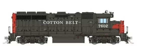Rapido Trains 40023 HO Scale EMD GP40 Diesel Cotton Belt SSW 7600