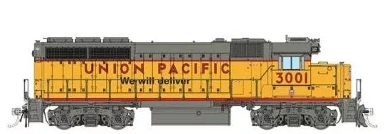 Rapido Trains 40030 HO Scale EMD GP40 Diesel Union Pacific UP 3001