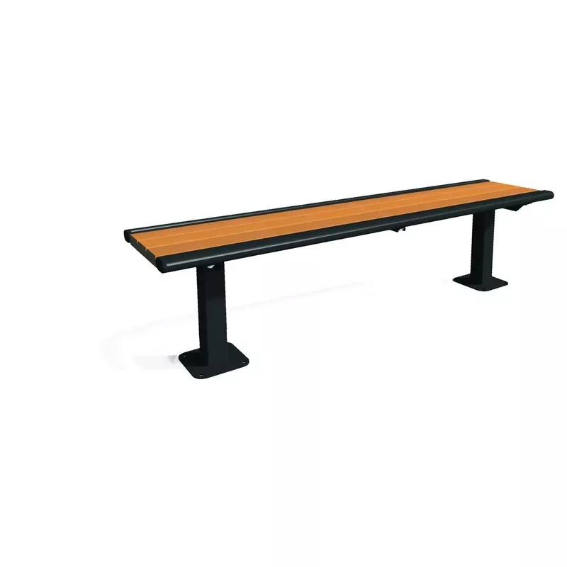 Richmond Recycled Bench without Back Brown