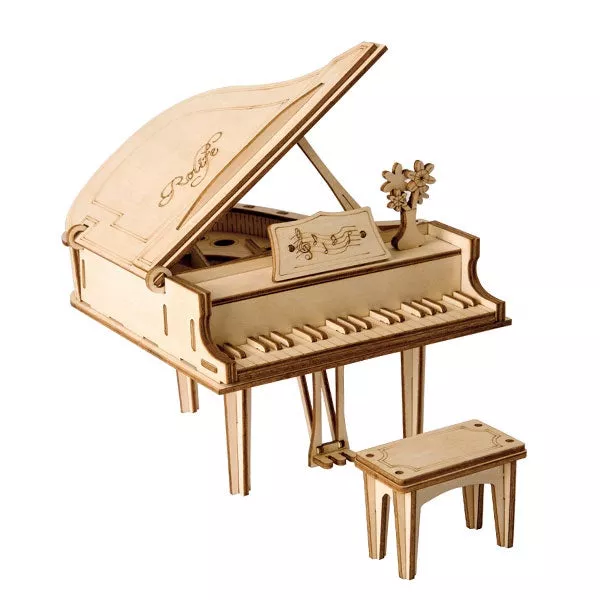 ROETG402Classic 3D Wood Puzzles; Grand Piano