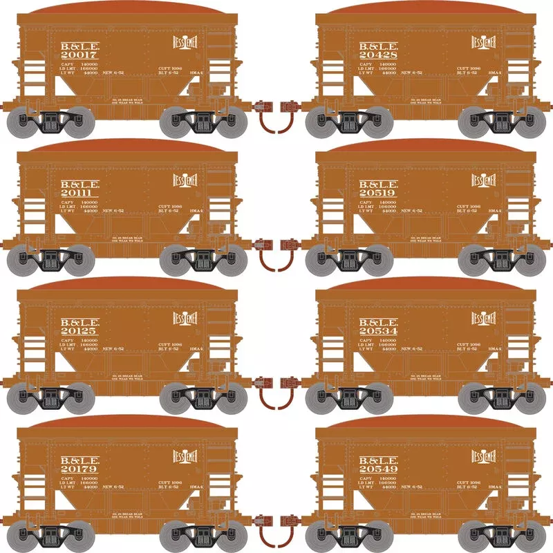 Roundhouse 1165 24′ Ore Car w/Load Bessemer & Lake Erie BLE