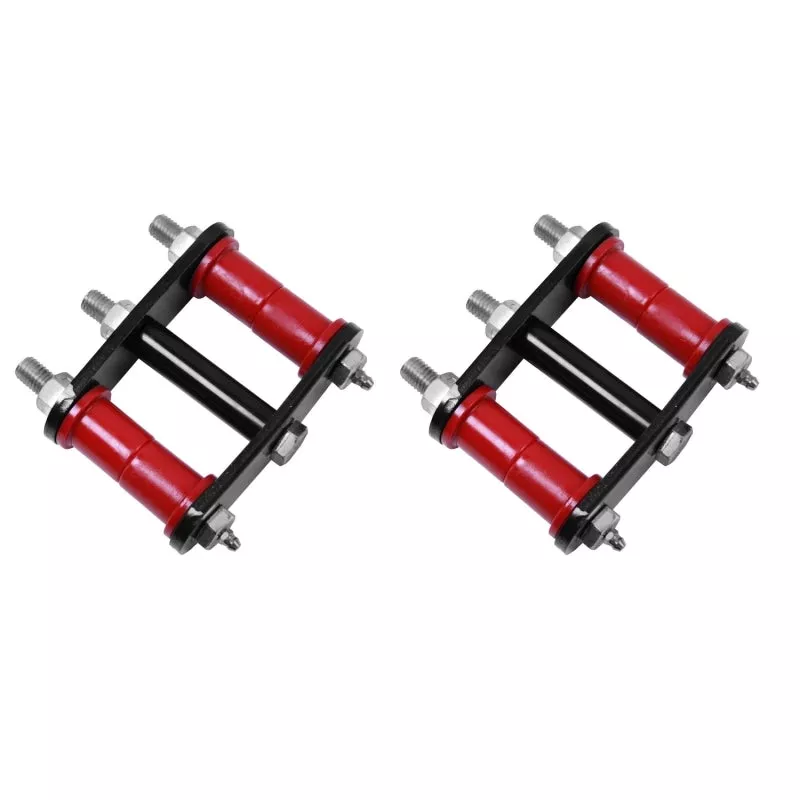 Rugged Ridge HD Rear Leaf Spring Shackles 76-86 Jeep CJ