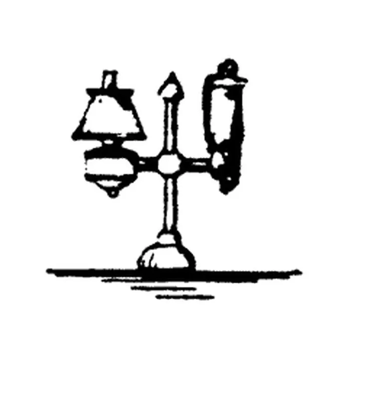 Scale Structures 2250 HO Desk Lamp #1 (Pack of 3)