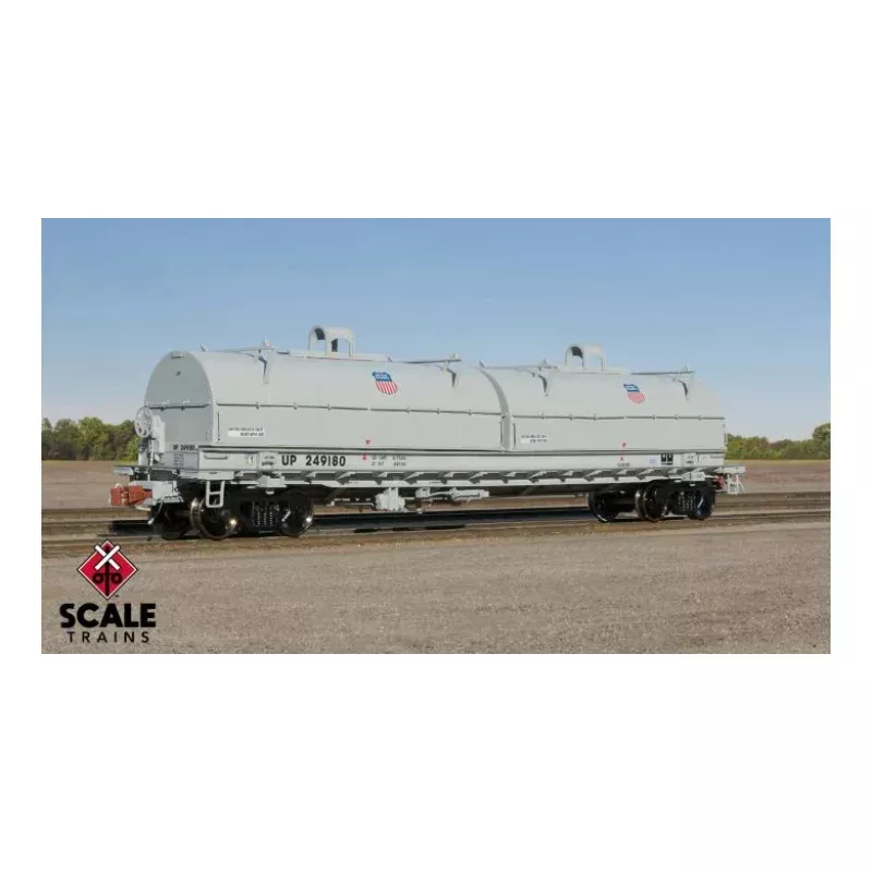 Scale Trains 38504 HO, Thrall 48' 2-Hood Coil Steel Car, UP, 249251