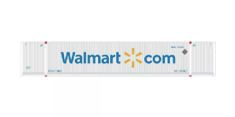ScaleTrains 11631 HO Scale CIMC 53' Dry Container Walmart WAMU 30001
