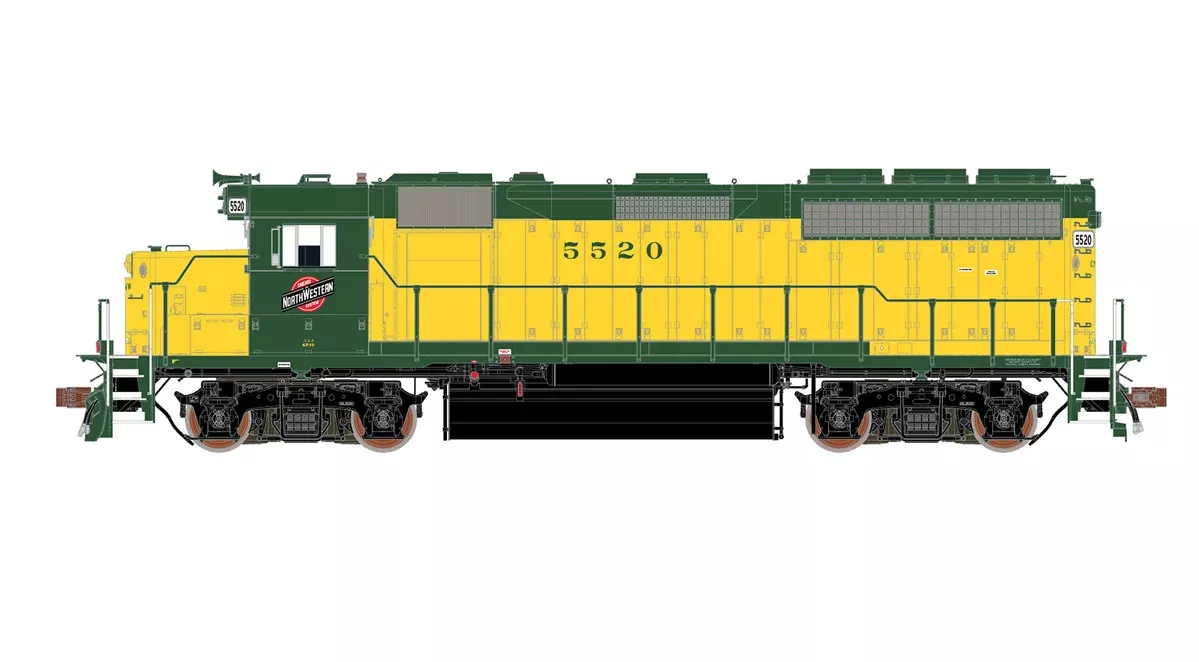 ScaleTrains Rivet 40172 HO Scale EMD GP40 Phase Ia OY C&NW 5520