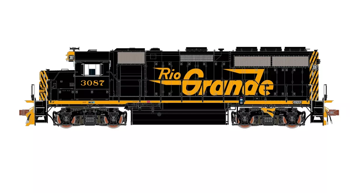 ScaleTrains Rivet 40178 HO Scale EMD GP40 Phase IIc D&RGW 3088