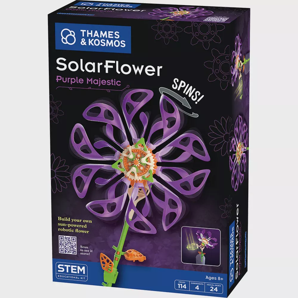 SolarFlower – Purple Majestic