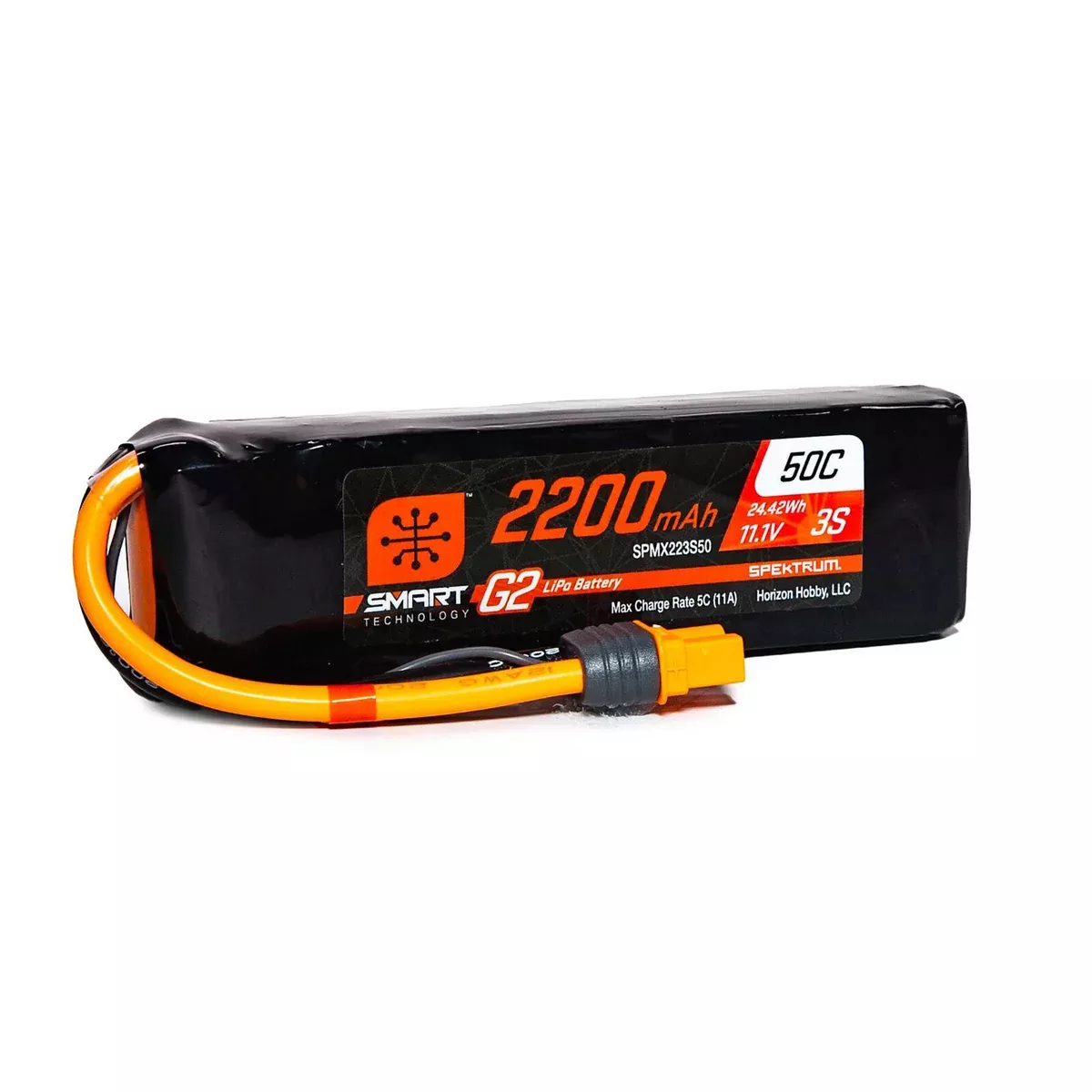 Spektrum SPMX22003S50 2200mAh 3S 11.1V 50C LiPo Battery with iC3/EC3 Connector