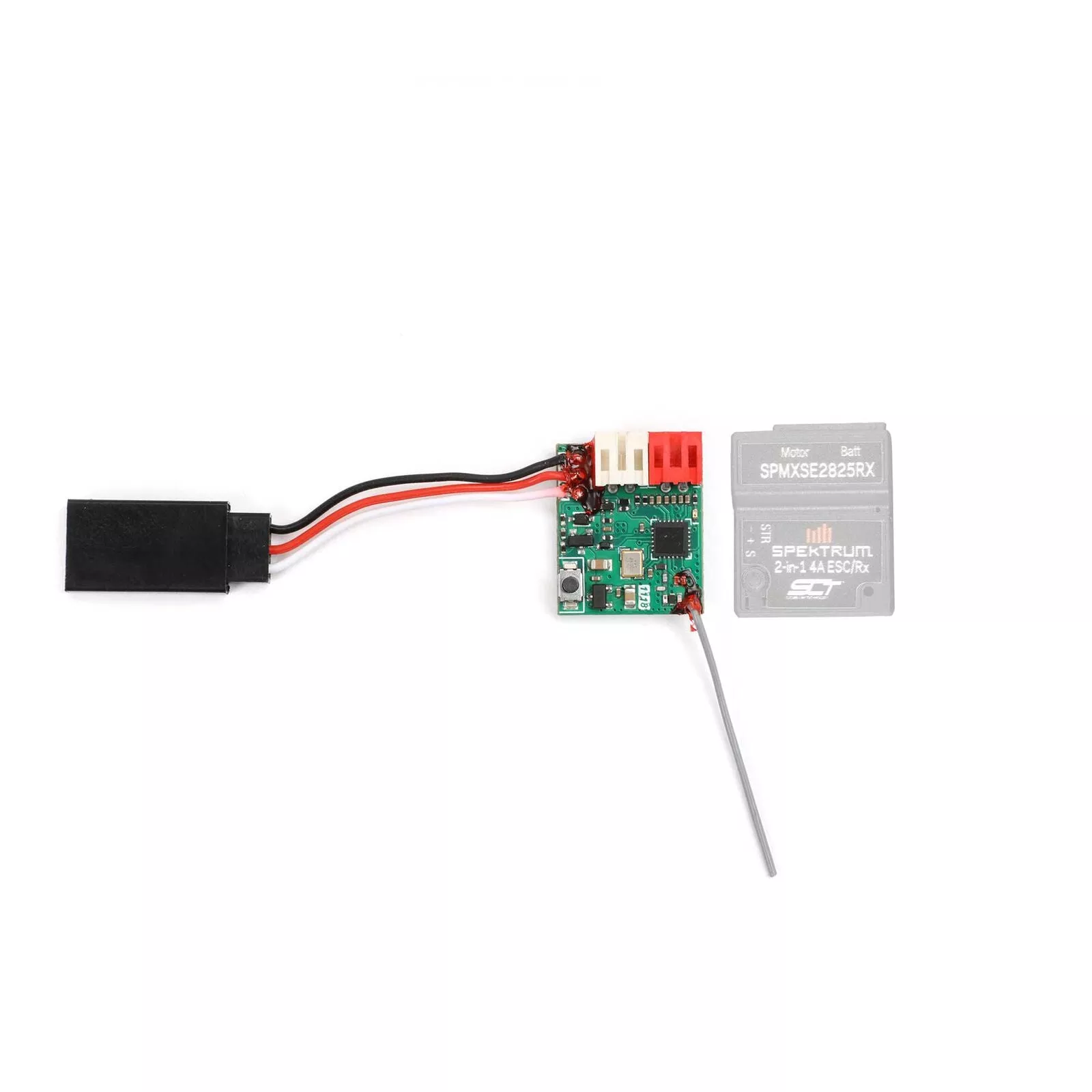 SPMXSE2825RX 2n1 10A SLT Rx / Brushed ESC Micro B