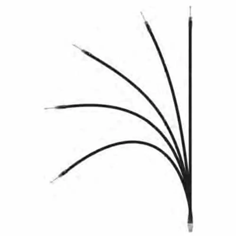 TekShack AU AUFLEX4-B Black 4ft Tactical Superflex Antenna