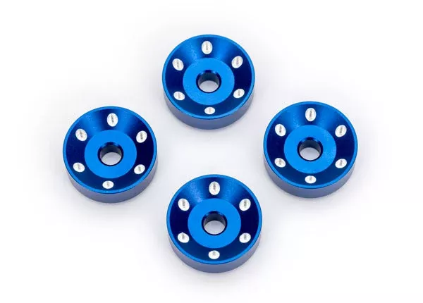 Traxxas 10257 Blue Aluminum Wheel Washers for MAXX Slash