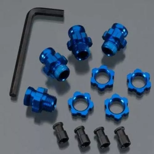 Traxxas 5853X Aluminum 17mm Wheel Adapter Set Stampede Slash Rustler