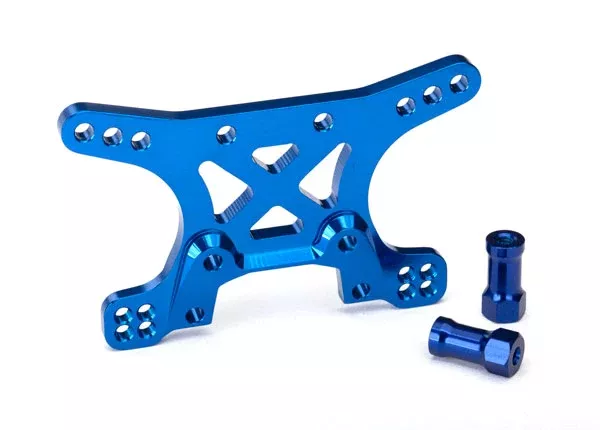 Traxxas 6440 Blue Aluminum Shock Tower for XO-1
