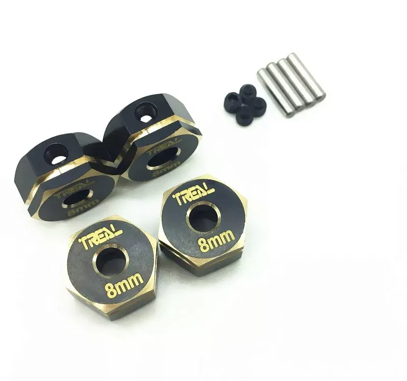 Treal Hobby (X002CL5231) Brass 8mm Wheel Adapter Hubs for Element Enduro