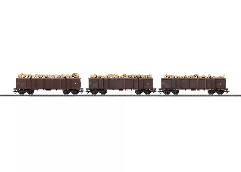Trix 24532 ÖBB High Side Gondola 3-Car Set