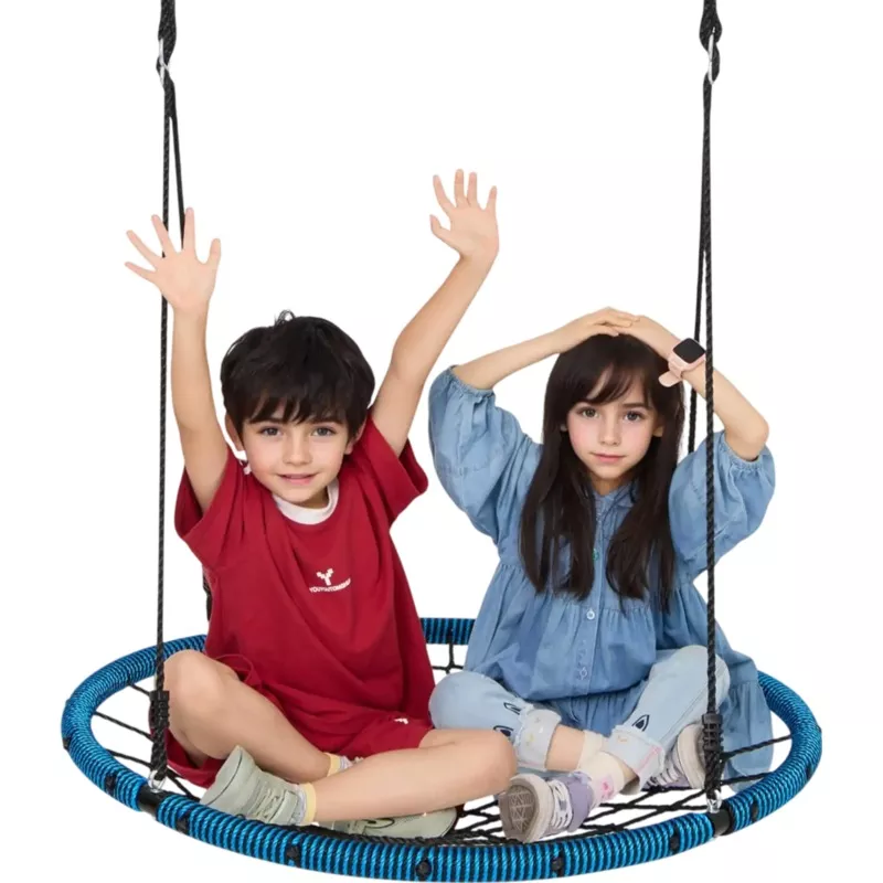 Vevor Swing Spider Web Saucer 40″ Outdoor Tree Swing New