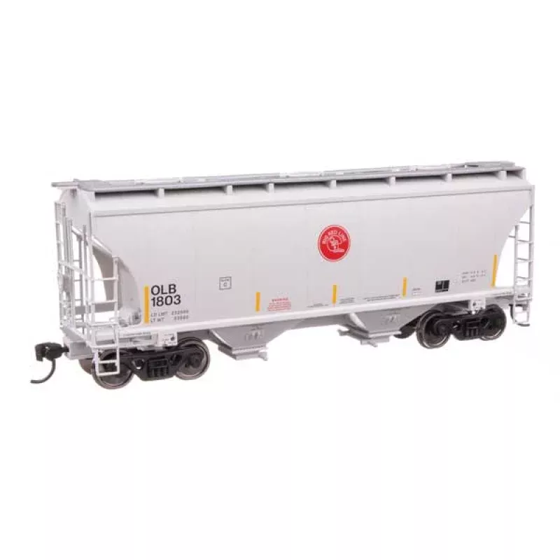 Walthers 910-49321 HO, Mainline, 39' Trinity 3281 2-Bay Covered Hopper, OLB 1803