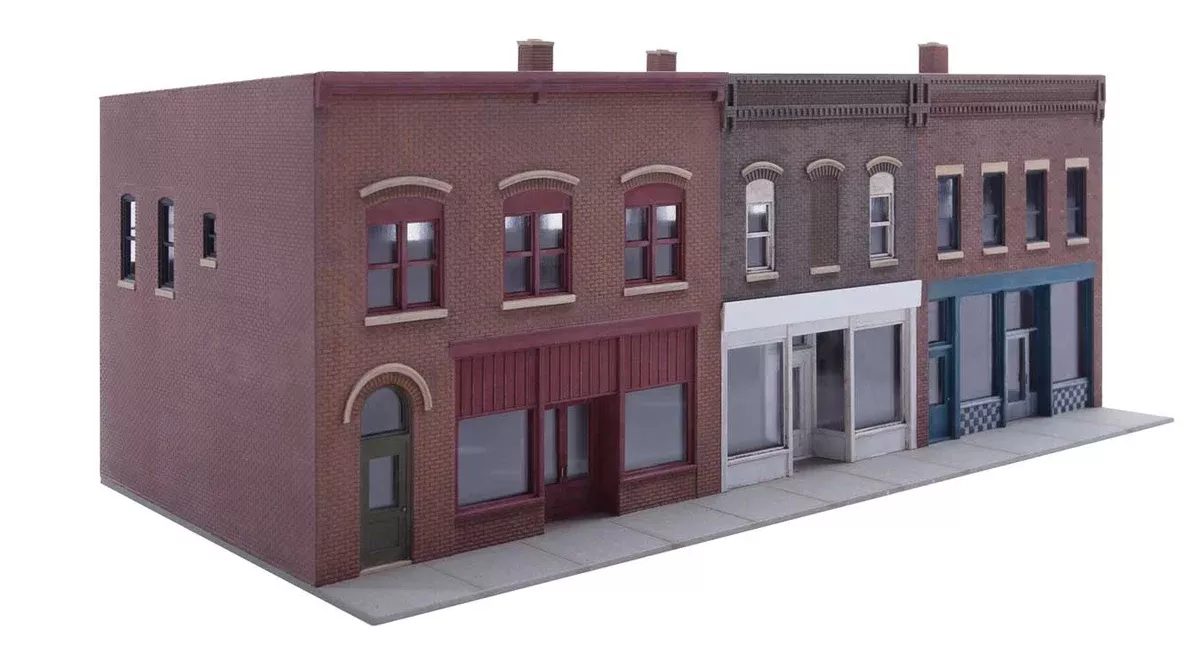 Walthers Cornerstone 933-4043 HO Scale Merchant’s Row VI Structure Kit